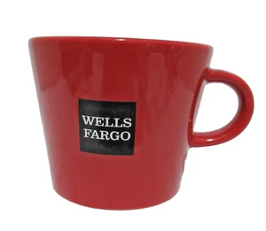 WELLS FARGO BANK 2016 Red/Cherry Ceramic Coffee Cup / Mug, (New) NWOB - Picture 1 of 2