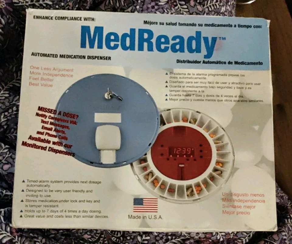 MedReady 1700 Medication Dispenser With Flashing Light 1700FL