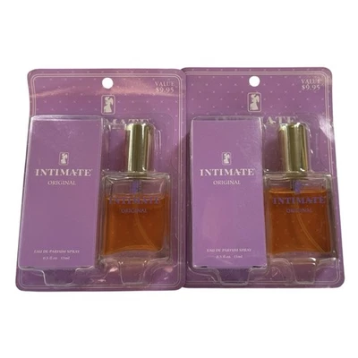 2 aerosoles Jean Philippe INTIMATE originales EAU DE PARFUM 0,5 OZ cada uno sellado difícil de encontrar Foto 1 de 4