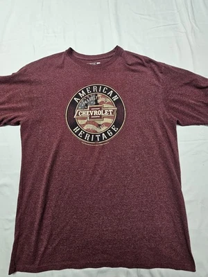 Camiseta Chevrolet granate de Newport azul talla XL Foto 1 de 4