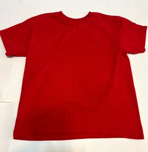 GILDAN DRYBLEND * Camiseta Juvenil * Rojo Vibrante * Juvenil Mediana * ¡Excelente! - Imagen 1 de 5