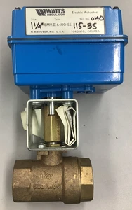 Watt EMVII6400-SS-115-35 Attuatore elettrico 1-1/4" con valvola a sfera (B385) - Foto 1 di 15