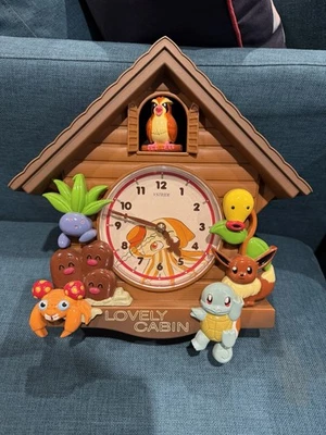 Pokemon Lovely Cabin Melody Wall Cuckoo Clock Super Rare Vintage from JPN - Image 1 of 4