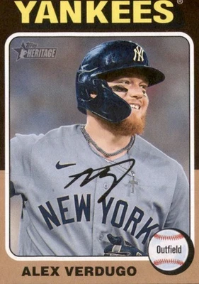 2024 Topps Heritage MINI - Alex Verdugo #275 - Image 1 of 2