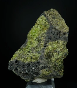 Peridot on Basalt / Peridot Mesa, Gila Co., Arizona / Rare Mineral Crystal Gemst - Picture 1 of 5