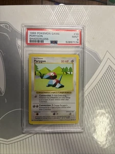 1999 Pokemon Game Shadowless #39 Porygon PSA 9 Card MINT BASE SET - Picture 1 of 2