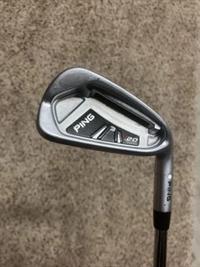 Ping i20 White Dot ⚪️ Single 4 Iron S300 Stiff Flex Steel RH ~NICE~ - Picture 1 of 8