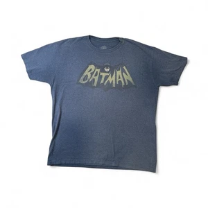 Camiseta Batman Clásica Logo Para Hombre XL Azul DC Comics Estilo Vintage Camiseta Gráfica - Imagen 1 de 4