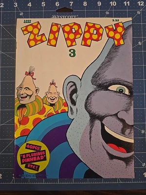 💥ZIPPY COMICS #3 ZIPPY LAST GASP 1984 BILL GRIFFITH pinhead - Image 1 of 4