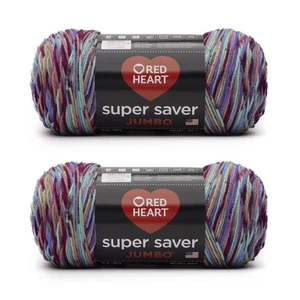 Super Saver Jumbo Starburst Print Filato - 2 Confezioni da 10oz/283g - Acrilico - 4 Me... - Foto 1 di 5