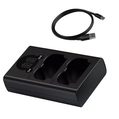 High Quality NP-W235 Battery Charger with Dual-Slot LCD Screen for Fujifilm 8.4V - Image 1 of 4