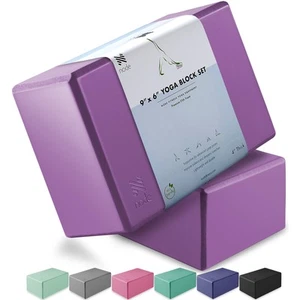 EVA Foam Yoga Blocks Balance Accessories Stretch Exercise Brick Prop - Picture 1 of 43