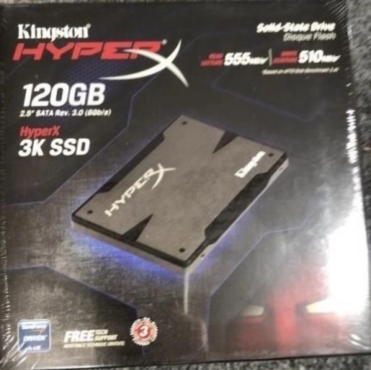 Kingston HyperX 3K SH103S3/120G 2.5" 120GB SATA III MLC SSD Solid State Drive - Image 1 of 1