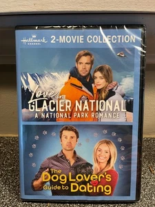 NEW*  HALLMARK  2-Movie  DOG LOVER"S GUIDE TO DATE  Love In Glacier National DVD - Picture 1 of 3
