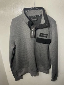 Yaamava Resort Casino Pullover Herren Small Quilted Snap Button Sweatshirt Neu - Bild 1 von 14