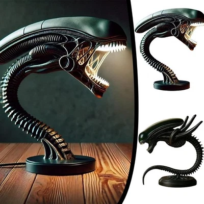 Creative Alien Creature Light Holder Home Decor Table Lamp Desktop Ornament - Image 1 of 4