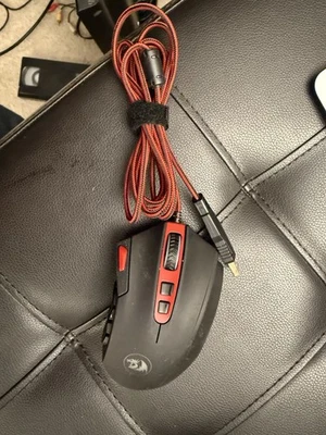 REDRAGON 12400 DPI PERDITION3 WIRED Lighted GAMING MOUSE With Weights M901-2 - Image 1 of 4