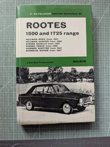 Rootes 1500 & 1725 Range (1966-1974) P.Olyslager Motor Manual - Picture 1 of 13