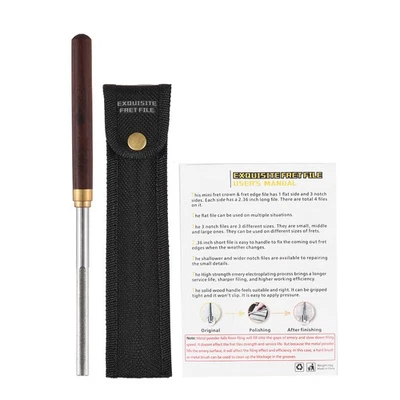 Baroque Guitar Fret Crowning File Fret Repairing Tools With 4 Size Edges  IWWP - Image 1 of 4