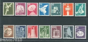 INDUSTRIA - INDUSTRY WEST GERMANY BERLIN 1975 - Mi.494/507 - Regular Issue - Picture 1 of 1