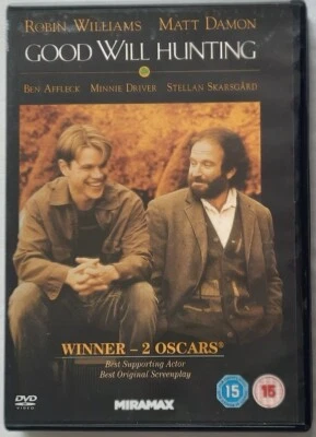 GOOD WILL HUNTING - ROBIN WILLIAMS, MATT DAMON - REG 2 DVD - Image 1 of 2