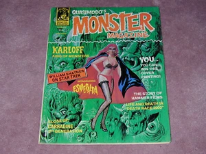 QUASIMODO'S Monster magazine # 6, FREE SHIPPING USA - Foto 1 di 1