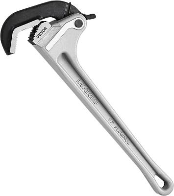 18" Aluminum Pipe Wrench with Adjustable Jaw for Plumbing and Repairs - Image 1 of 4