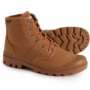 Palladium Pallabrousse Canvas Boots for Men (Cinnamon) Brand New with Box - Picture 1 of 6