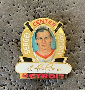 Detroit Red Wings Center Sergei Fedorov NHL Hockey Pin - Bild 1 von 2