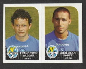 FIGURINA ALBUM CALCIATORI PANINI 2002-03 NAPOLI N.539 BALDINI/SABER NUOVA - Picture 1 of 1