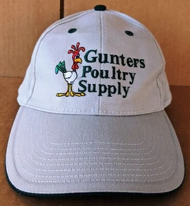 Baseballmütze Kappe Gunters Poultry Supply khaki hellbraun/grün verstellbar 100 % Baumwolle - Bild 1 von 8