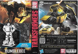 Transformers Bumblebee Figura Metal Tierra 3-D Corte Láser Acero Modelo Kit Sellado - Imagen 1 de 7