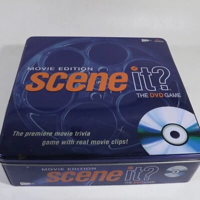 Scene It? MOVIE EDITION The DVD Game in Collector's Tin Sceneit - Image 1 of 4