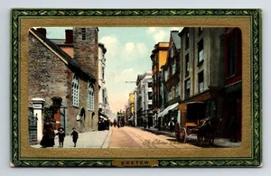 England: St Olaves Church & Fore Street, Exeter, Devon. Posted 1911. - Picture 1 of 2