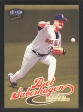 1999 Fleer Ultra Gold Medallion #135G Bret Saberhagen  Boston Red Sox