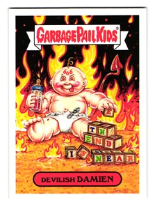 Devilish Damien 2017 Garbage Pail Kids Adam-Geddon Apocalypse Sticker - Picture 1 of 2