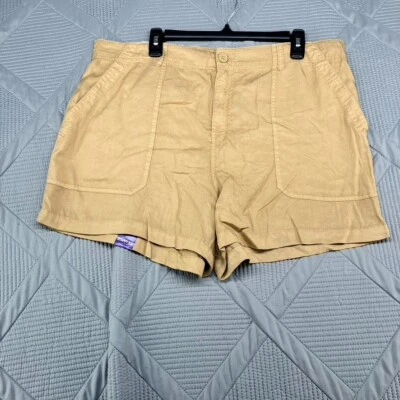 Social Standard by Sanctuary Fortune Tencel Shorts Tan Women’s Size XXL - Image 1 of 4