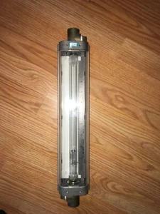 Vintage Fischer Porter 10A4555/7 Flow Meter 0 to 8.8 GPM Water Sp. Gr. 1.0 - Picture 1 of 9