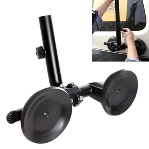Car Double Suction Cup Mount Flag Pole Holder Bracket Adjustable Heavy Duty - Bild 1 von 9