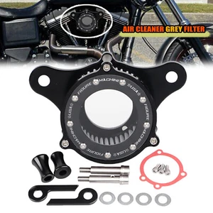 Air Cleaner Grey Intake Filter System For Harley Road King FLHR Heritage Softail - Picture 1 of 19