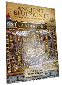 Ancient BluePrints Gladiators 1000 piece jigsaw puzzle History Detailed New - Picture 1 of 12