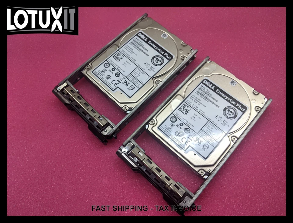 LOT OF 2 GKY31 Dell Compellent 900GB 10K SAS 6Gbps 2.5 HDD SC220 6G - Image 1 of 1