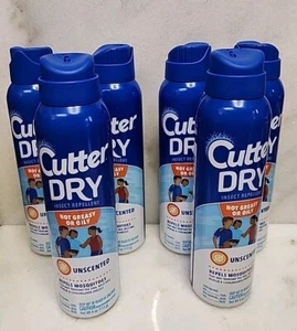Lot Of 6 Cutter Dry Insect Mosquito Repellent Unscented 4 oz - Picture 1 of 3