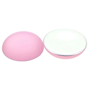 Lunasoft Lucite Cabochon 18mm Round 1Pcs - Pink - Picture 1 of 1