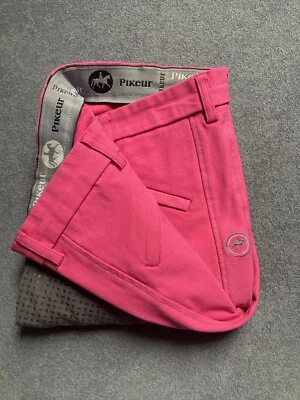 Pikeur "Lucinda" Damen Reithose Grip Gr. 40 - gebraucht, Pink - grau - Bild 1 von 4