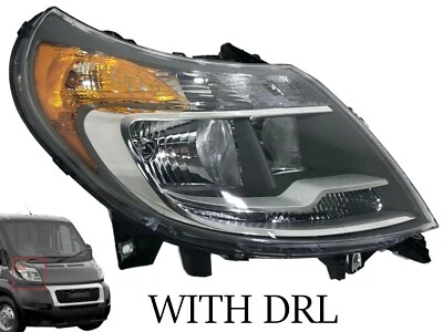 Fits 2014-2022 Ram Promaster Right Front Headlight With DRL Local Pickup - Imagem 1 de 4