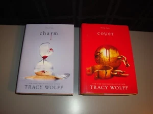 Crave Series 3 & 5 Covet Charm Hardcover Book Tracy Wolff First Edition Printing - Picture 1 of 8