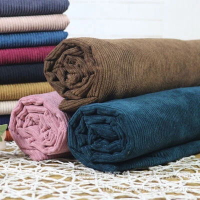 Thicken Corduroy Fabric Multicolor Cloth Material for Sewing Cushion Jacket Coat - Image 1 of 4