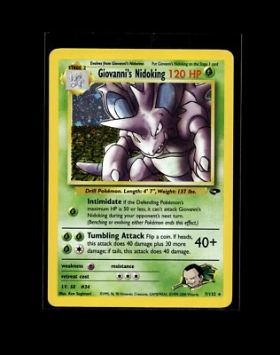 Pokémon Cards Gym Challenge & Gym Heroes: Choose Your Card! LP/NM WOTC Holo - Image 1 of 2