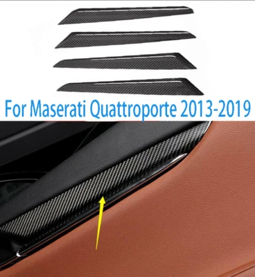Carbon Fiber Interior Door Stripe Decoration For Maserati Quattroporte 2013-2019 - Image 1 of 4